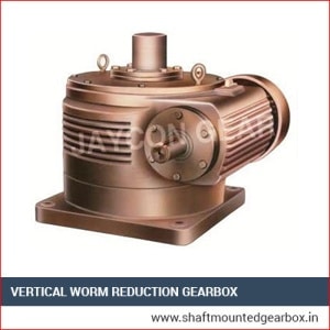 Vertical Worm Reduction Gearbox exporter manufacturer and supplier in gujarat india