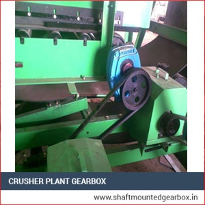 Crusher plant gearbox manufacturer and supplier in gujarat india